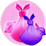 Kalanka - moule en silicone bébé dans un baluchon décorations douceurs pâte a sucre fondants gâteaux ... Kalanka - moule en silicone bébé dans un baluchon décorations douceurs pâte a sucre fondants gâteaux ...