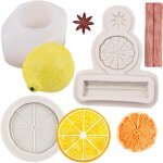 Kalanka - moule en silicone citron moules a fondant tranches de citron moule silicone 3d citrons moule ...