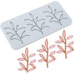 Kalanka - moules en silicone en forme de semis d'arbres, moule a bonbons en dentelle pour gâteau, sucre, ... Kalanka - moules en silicone en forme de semis d'arbres, moule a bonbons en dentelle pour gâteau, sucre, ...