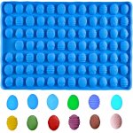 Kalanka - moule en silicone de pques - 83 cavits mini ?ufs, pour fte, ptisserie, bonbons, chocolat, ...