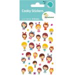 Kalanka - my mandarine cy030opack - gommettes 3d cooky - lot de 10 planches 12x8 cm - 360 stickers - ...