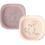 Kalanka - nip green Öko lot de 2 assiettes pour bébé et enfant, passent au micro - ondes et au lave ... Kalanka - nip green Öko lot de 2 assiettes pour bébé et enfant, passent au micro - ondes et au lave ...