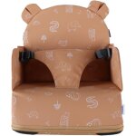 Kalanka - noukie's - rehausseur caramel bb de 9 mois a 3 ans chaise enfant avec dossier et coussin ...