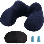 Kalanka - oreiller de voyage gonflable avec double vanne, coussin de cou gonflable de velours doux et ... Kalanka - oreiller de voyage gonflable avec double vanne, coussin de cou gonflable de velours doux et ...