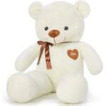 Kalanka - ours en peluche géant nounours grand doudou teddy doux ours xl 100cm blanc cadeau pour enfants ... Kalanka - ours en peluche géant nounours grand doudou teddy doux ours xl 100cm blanc cadeau pour enfants ...