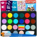 Kalanka - palette maquillage enfants, 24 couleurs kit maquillage enfant, lavable peinture visage enfant, ...