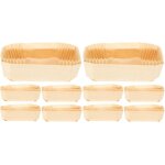 Kalanka - panibois moule  gteau en bois 500 g ¿ moule  cake rutilisable en bois de qualit suprieure ...