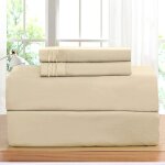 Kalanka - parure de lit 4 pièces luxueuse a contexture de 1500 fils au pouce carré, résistante aux plis, ... Kalanka - parure de lit 4 pièces luxueuse a contexture de 1500 fils au pouce carré, résistante aux plis, ...
