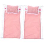 Kalanka - parure literie poup�e 2 ensembles draps oreillers couettes accessoires maison de poup�e 3 pi�ces, ...