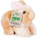 Kalanka - peluche 100% recycl�e lapin (15cm de longueur) collection d'animaux doux, c�lins et ecologiques ...