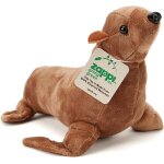 Kalanka - peluche 100 % recycle - lion de mer de californie - 22 cm de long - doudou - respectueux de ...
