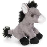 Kalanka - - peluche âne assis - 14 cm (hauteur) - doudou Kalanka - - peluche âne assis - 14 cm (hauteur) - doudou