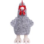 Kalanka - peluche poule gris de 12. 6 pouces animal réaliste doux et mignon poulet câlin pour les fêtes ... Kalanka - peluche poule gris de 12. 6 pouces animal réaliste doux et mignon poulet câlin pour les fêtes ...