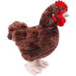 Kalanka - peluche poule marron de 12. 6 pouces animal réaliste doux et mignon poulet câlin pour les fêtes ... Kalanka - peluche poule marron de 12. 6 pouces animal réaliste doux et mignon poulet câlin pour les fêtes ...