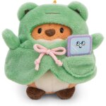 Kalanka - peluche renard geeks 8 cm avec jeu vido & costume de grenouille en bote cadeau 8, 5x6, 5x10 ...