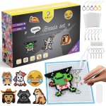 Kalanka - perles  repasser set 4500 pices, perles fusibles de 5mm, plaques de perles  repasser, modles ...