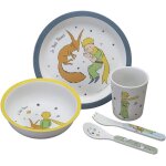 Kalanka - petit jour - coffret cadeau 5 pices pour enfant 6mois + - mlamine - sans bpa - assiette 18cm, ...
