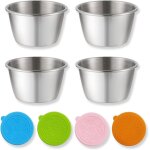 Kalanka - petit pot conservation, 4 pièces réutilisables avec couvercles a, boite plastique hermétique ... Kalanka - petit pot conservation, 4 pièces réutilisables avec couvercles a, boite plastique hermétique ...