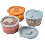 Kalanka - petit pot conservation bébé silicone lot de 3 pots repas 8oz / 240ml avec couvercles snack ... Kalanka - petit pot conservation bébé silicone lot de 3 pots repas 8oz / 240ml avec couvercles snack ...