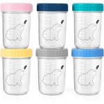 Kalanka - petit pot conservation bébé verre 240ml (lot de 6) - pot bebe repas réutilisables compatible ... Kalanka - petit pot conservation bébé verre 240ml (lot de 6) - pot bebe repas réutilisables compatible ...