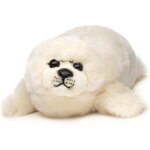 Kalanka - - phoque blanc u2013 36 cm (longueur) u2013 peluche phoque u2013 peluche, doudou Kalanka - - phoque blanc u2013 36 cm (longueur) u2013 peluche phoque u2013 peluche, doudou