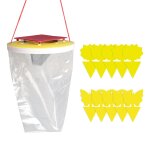 Kalanka - pige  mouches 1 pice, planche collante 10 pices, sac  mouches extrieur, pige  mouches ...