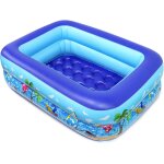 Kalanka - piscine gonflable 120 x 83 x 34 cm a fond antidrapant, jeu aquatique polyvalent pour enfants ...