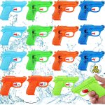 Kalanka - pistolet a eau lot de 16 ¿ mini pistolets et fusils a eau pour enfant, jouet d't idal piscine, ...