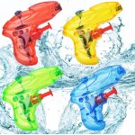 Kalanka - pistolet a eau, 4 pices pistolet a eau enfant miniature, fusils a eau, petit pistolet a eau ...