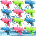 Kalanka - pistolet a eau pour enfants, 12pcs jouet d'et pistolet a eau, transparent fusils a eau, mini ...