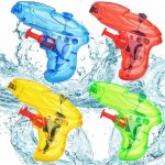 Kalanka - pistolet enfant miniature, 4 pices pistolet a eau en plastique pour enfant, fusils a eau, ...
