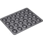 Kalanka - plaque en acier carbone avec 24 mini moules a madeleines, gris - kalanka Kalanka - plaque en acier carbone avec 24 mini moules a madeleines, gris - kalanka