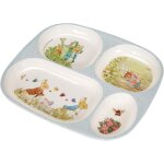 Kalanka - - plateau a compartiments - pierre lapin - diversification alimentaire - bp935p, multicolore ...