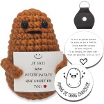 Kalanka - pomme de terre, pièce porte - bonheur, ensemble de trois etuis en cuir (petites pommes de terre) ... Kalanka - pomme de terre, pièce porte - bonheur, ensemble de trois etuis en cuir (petites pommes de terre) ...