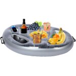 Kalanka - porte - gobelet gonflable 2 en 1 - pour bar de piscine et plateau a collation avec 8 trous ... Kalanka - porte - gobelet gonflable 2 en 1 - pour bar de piscine et plateau a collation avec 8 trous ...