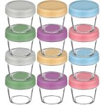 Kalanka - pot de conservation bebe, 12pcs / 100ml conservations pour nourriture pour bb, petit pot ...
