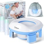 Kalanka - pot de voyage enfant pliable, pot bebe toilette avec 40 pièces sacs jetables, portable siege ... Kalanka - pot de voyage enfant pliable, pot bebe toilette avec 40 pièces sacs jetables, portable siege ...