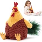 Kalanka - poupée poulet, peluche amusante de poulet, peluche moelleuse pour collectionner et câliner ... Kalanka - poupée poulet, peluche amusante de poulet, peluche moelleuse pour collectionner et câliner ...