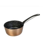 Kalanka - professional casserole a lait 14 cm, induction, pierre antiadhsive ecologique sans pfoa, aluminium ...