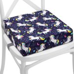 Kalanka - rehausseur chaise enfant 33x33x8 cm - coussin rhausseurs chaises haute pour enfants voyage ...