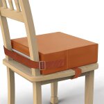 Kalanka - rehausseur chaise enfant - lavable pu en polyurthane double ceinture de scurit avec fond ...