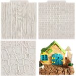 Kalanka - rock brique mur texture fondant moules grain de bois ecorce d'arbre silicone impression tapis ... Kalanka - rock brique mur texture fondant moules grain de bois ecorce d'arbre silicone impression tapis ...