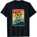 Kalanka - roi de pique carte a jouer - poker skat double t�te mariage t - shirt