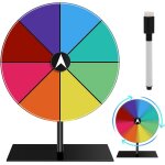 Kalanka - roue de récompense rotative de 8 pouces pour jeu, jeu de société en métal, roue de la fortune ... Kalanka - roue de récompense rotative de 8 pouces pour jeu, jeu de société en métal, roue de la fortune ...