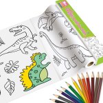 Kalanka - rouleau de coloriage enfant 30 * 300cm, papier dessin diy pour tout petit, jouets de peinture ...