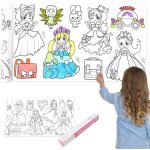 Kalanka - rouleau de papier dessin, 3m rouleau de coloriage adhsif, children's drawing roll coloring ...