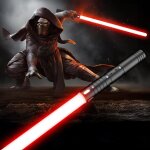 Kalanka - sabre laser, sabre laser pour enfants rgb 15 couleurs, epes laser rechargeable avec effets ...