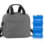 Kalanka - sac isotherme de transport avec bloc réfrigérant, glacière pour lait maternel, au maximum 6 ... Kalanka - sac isotherme de transport avec bloc réfrigérant, glacière pour lait maternel, au maximum 6 ...