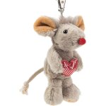 Kalanka - schaffer 0234 porte - cls peluche souris avec coeur, gris