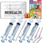 Kalanka - seringue nasale bebe [x4] - [ mouche bebe + embout silicone reutilisable + 2 pointes pipette ...